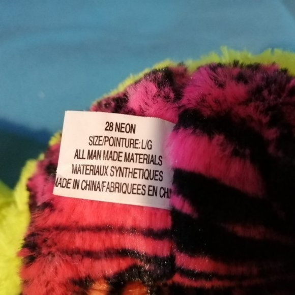 Neon house slippers - Picture 4 of 4